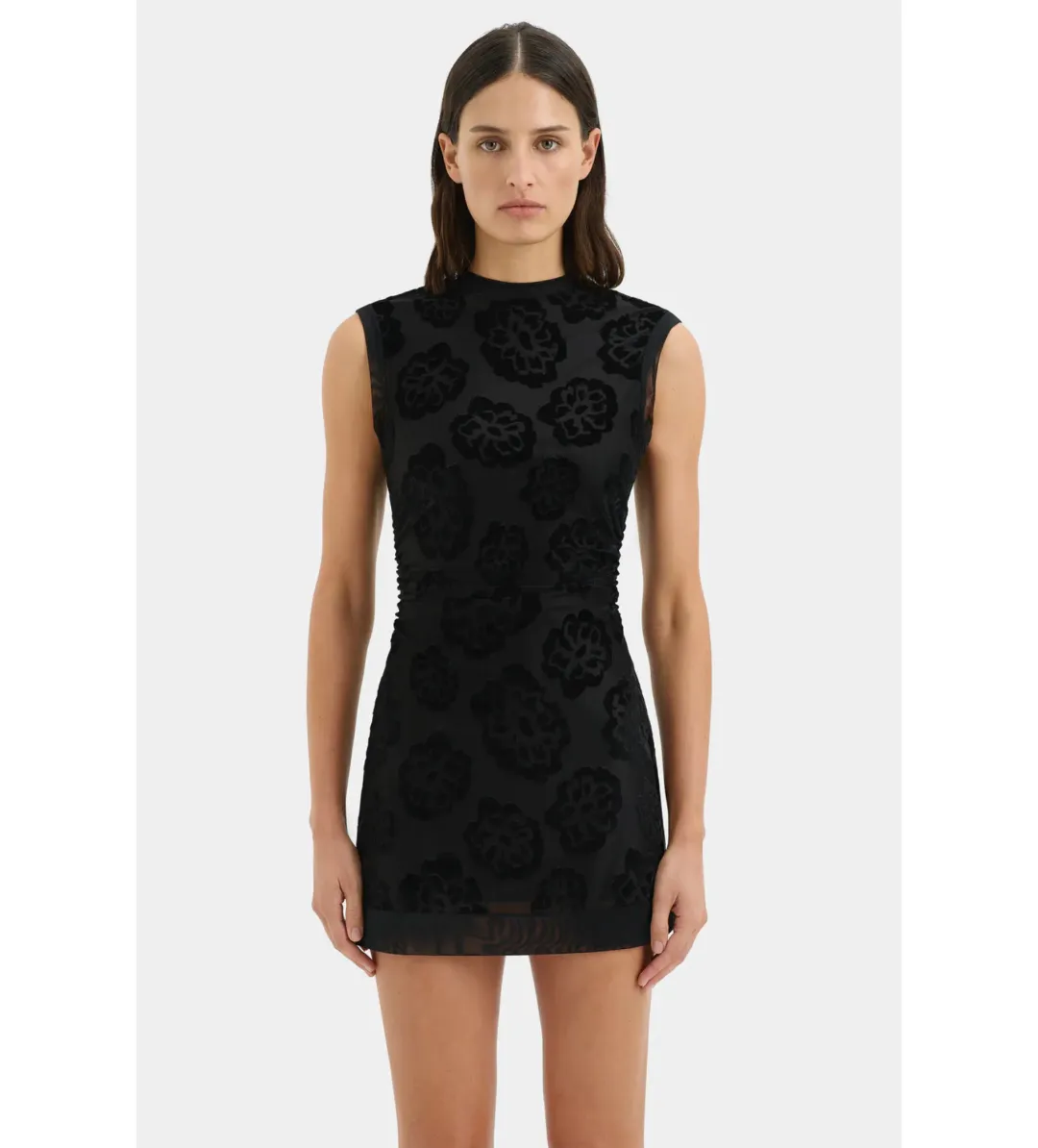 Sir the Label Vittoria Mini Dress Midnight Floral Size 8 for rent on The Volte - main image