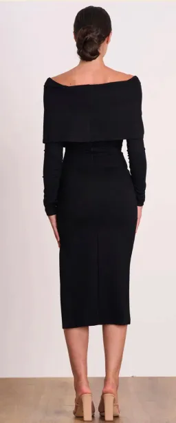Pasduchas Zodiac Midi Dress Black Size 12 for rent on The Volte - image 2