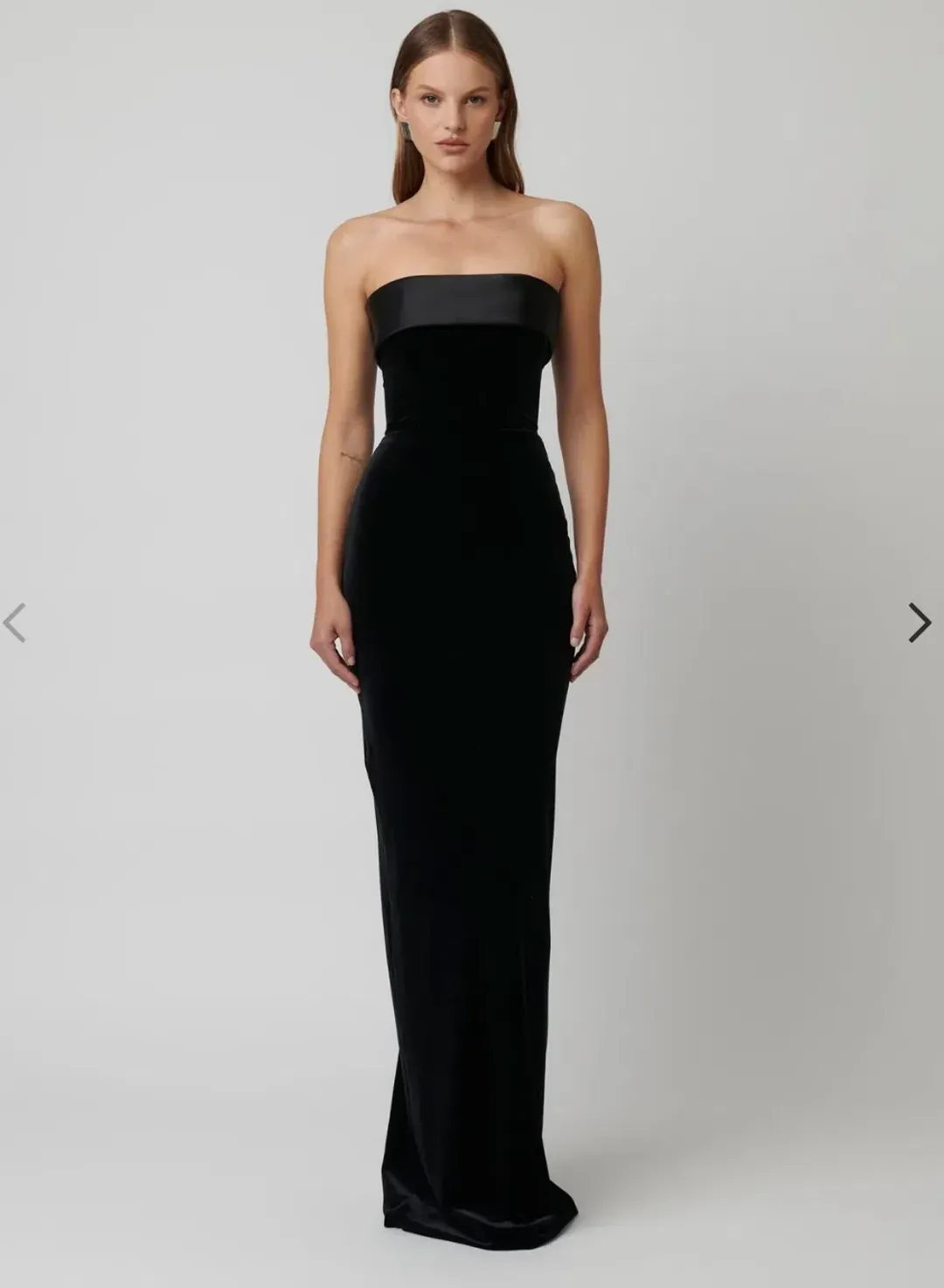 Effie Kats Monroe Gown Black Size 10 for rent on The Volte - main image