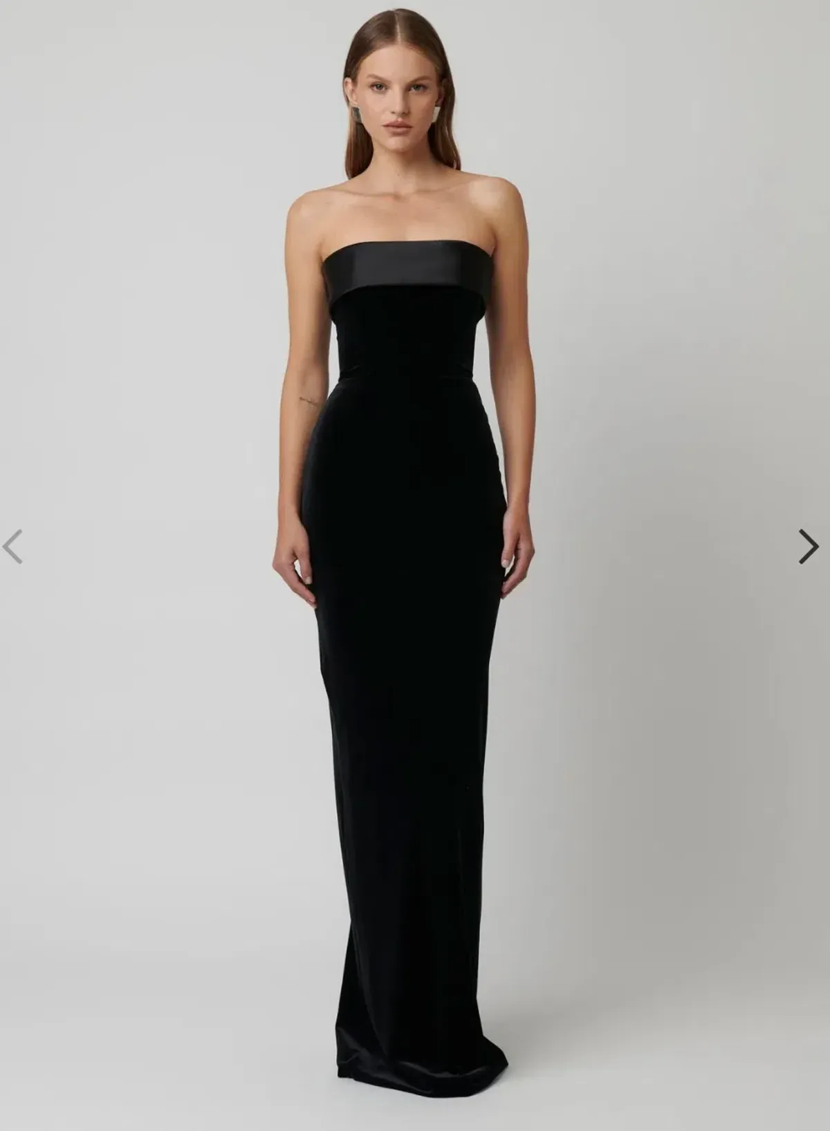 Effie Kats Monroe Gown Black Size 10 for rent on The Volte - main image