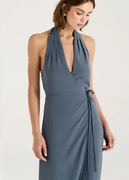 Henne Vida Maxi Dress Slate Size 8 for rent on The Volte - image 2