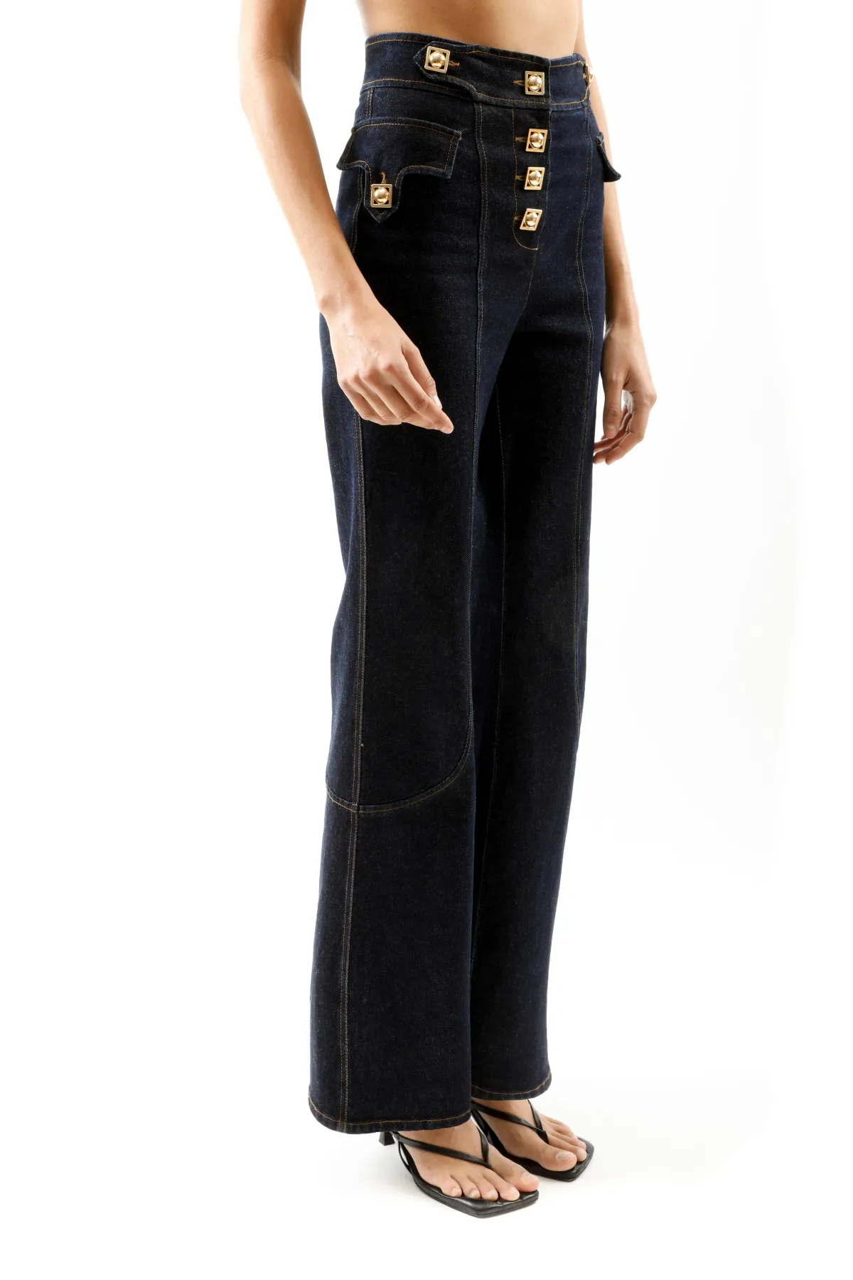 ALICE By Alice McCall Curtis Jean Denim Size 12 - Image 5