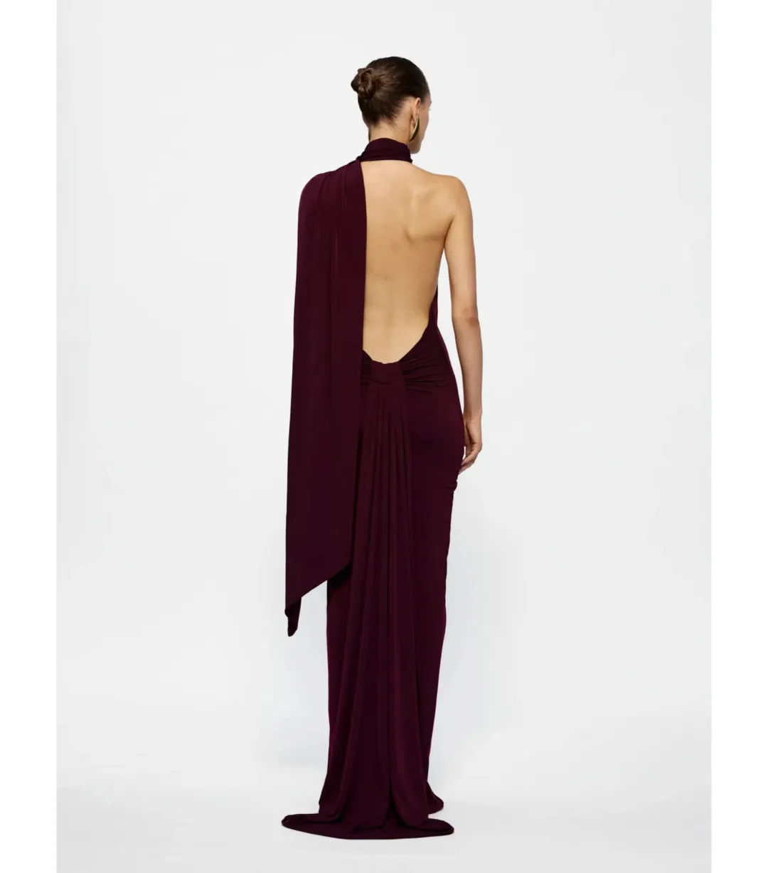 Effie Kats Haven Maxi Dress in Black Cherry Size M / AU 10 for rent on The Volte - main image