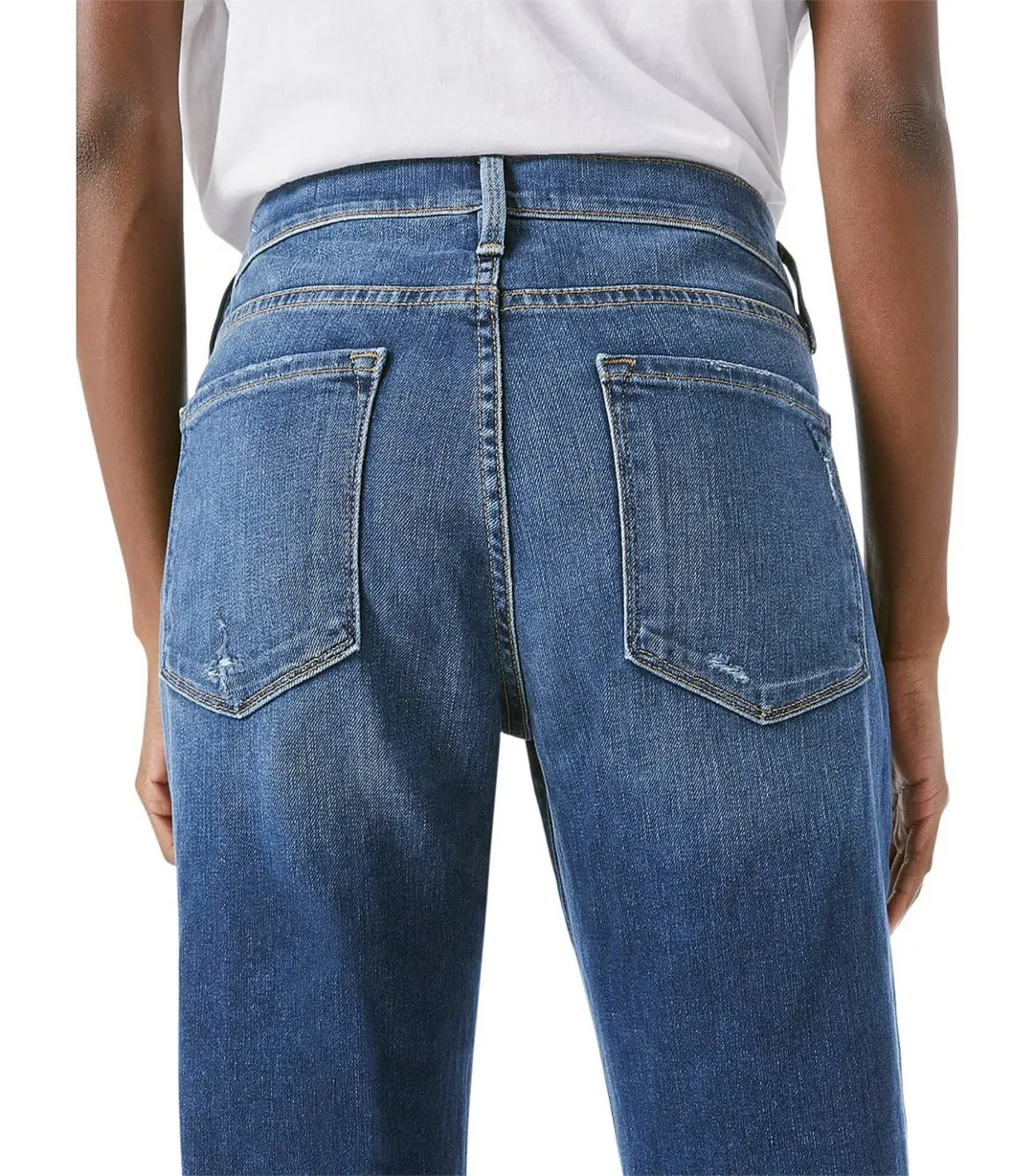 Frame Denim Le Garcon Mid Rise Slim Boyfriend Jean Azure Size 8/S for rent on The Volte - main image