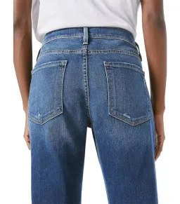 Frame Denim Le Garcon Mid Rise Slim Boyfriend Jean Azure Size 8/S for rent on The Volte - image 3