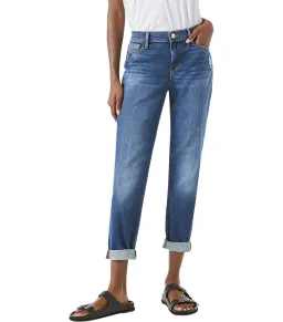 Frame Denim Le Garcon Mid Rise Slim Boyfriend Jean Azure Size 8/S for rent on The Volte - image 2