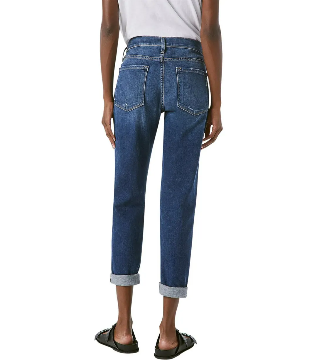 Frame Denim Le Garcon Mid Rise Slim Boyfriend Jean Azure Size 8/S for rent on The Volte - main image