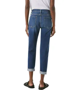 Frame Denim Le Garcon Mid Rise Slim Boyfriend Jean Azure Size 8/S for rent on The Volte - image 1