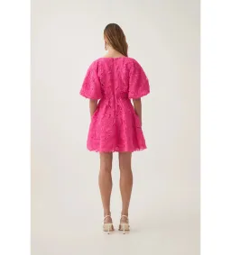 Aje Florential Mini Swing Dress Azalea Pink Size 8 for rent on The Volte - image 5