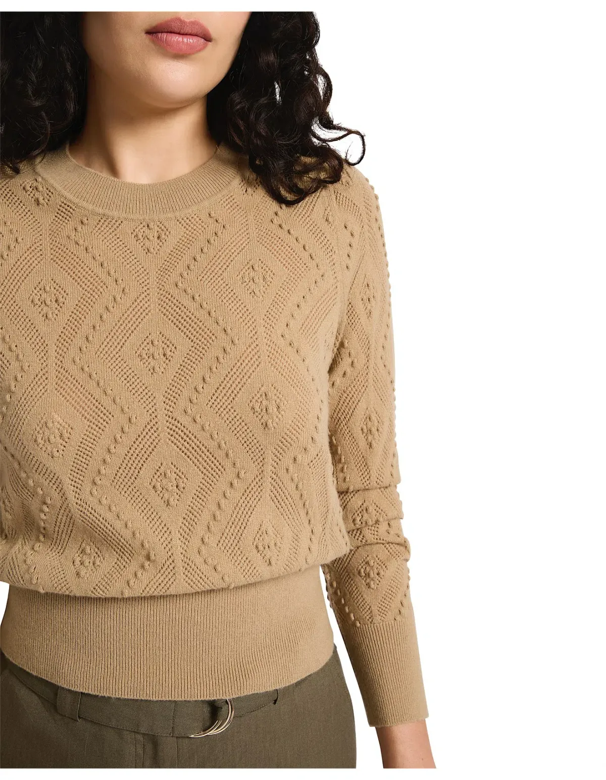 Marcs Can't Wait To Be Merino Knit Brown Size 10/M - Image 4