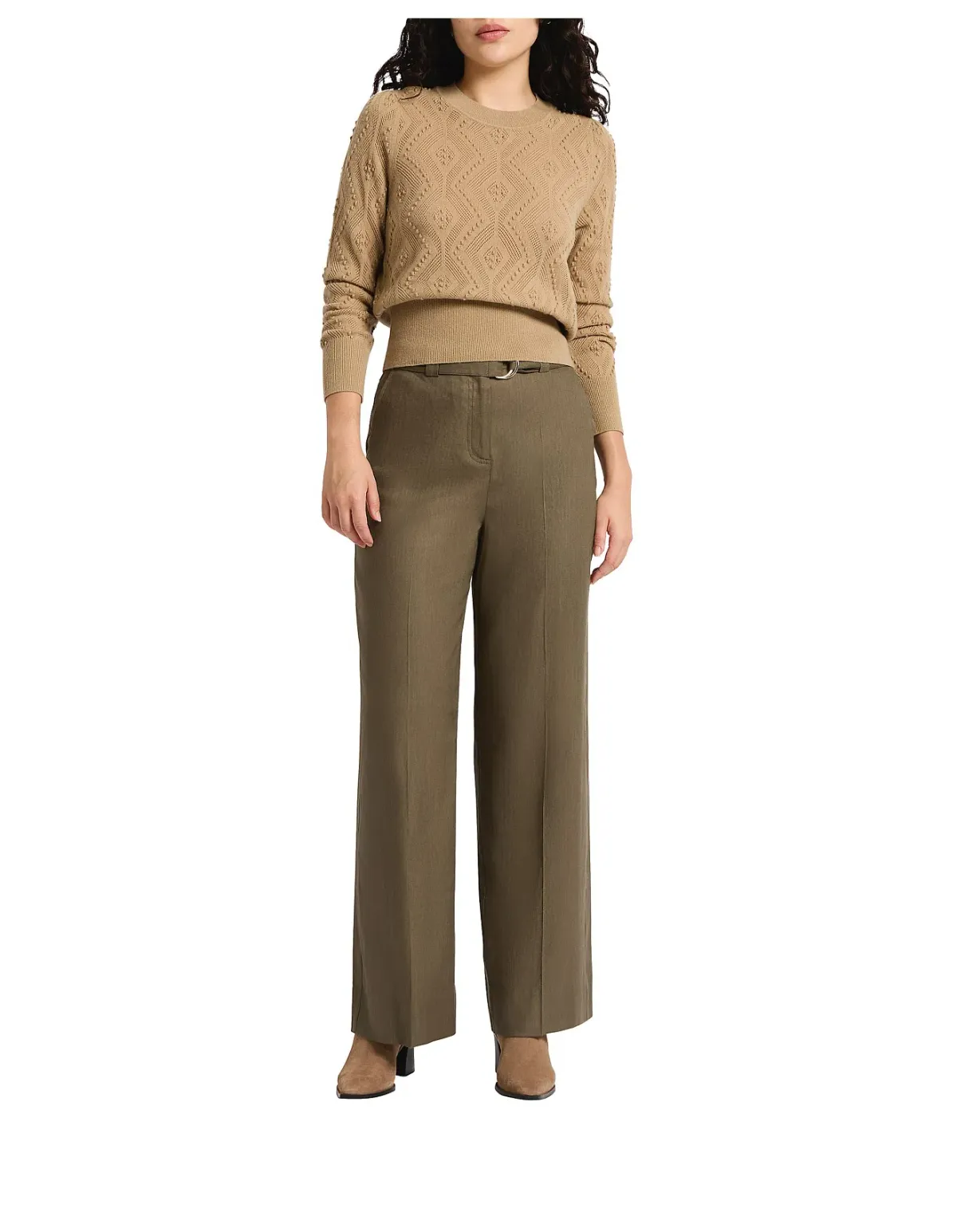 Marcs Can't Wait To Be Merino Knit Brown Size 10/M - Image 1