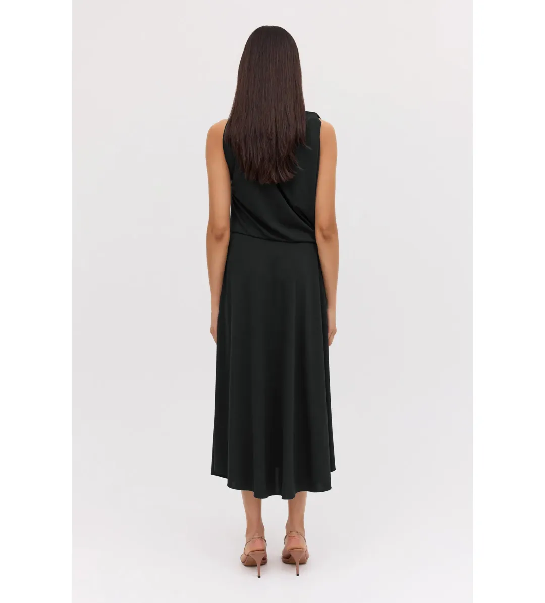 Bianca Spender Jersey Mandala Dress in Black Size S / AU 8 for rent on The Volte - main image