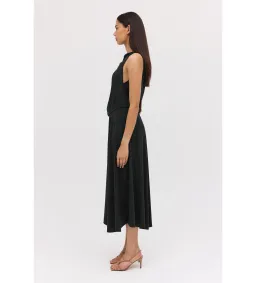 Bianca Spender Jersey Mandala Dress in Black Size S / AU 8 for rent on The Volte - image 3