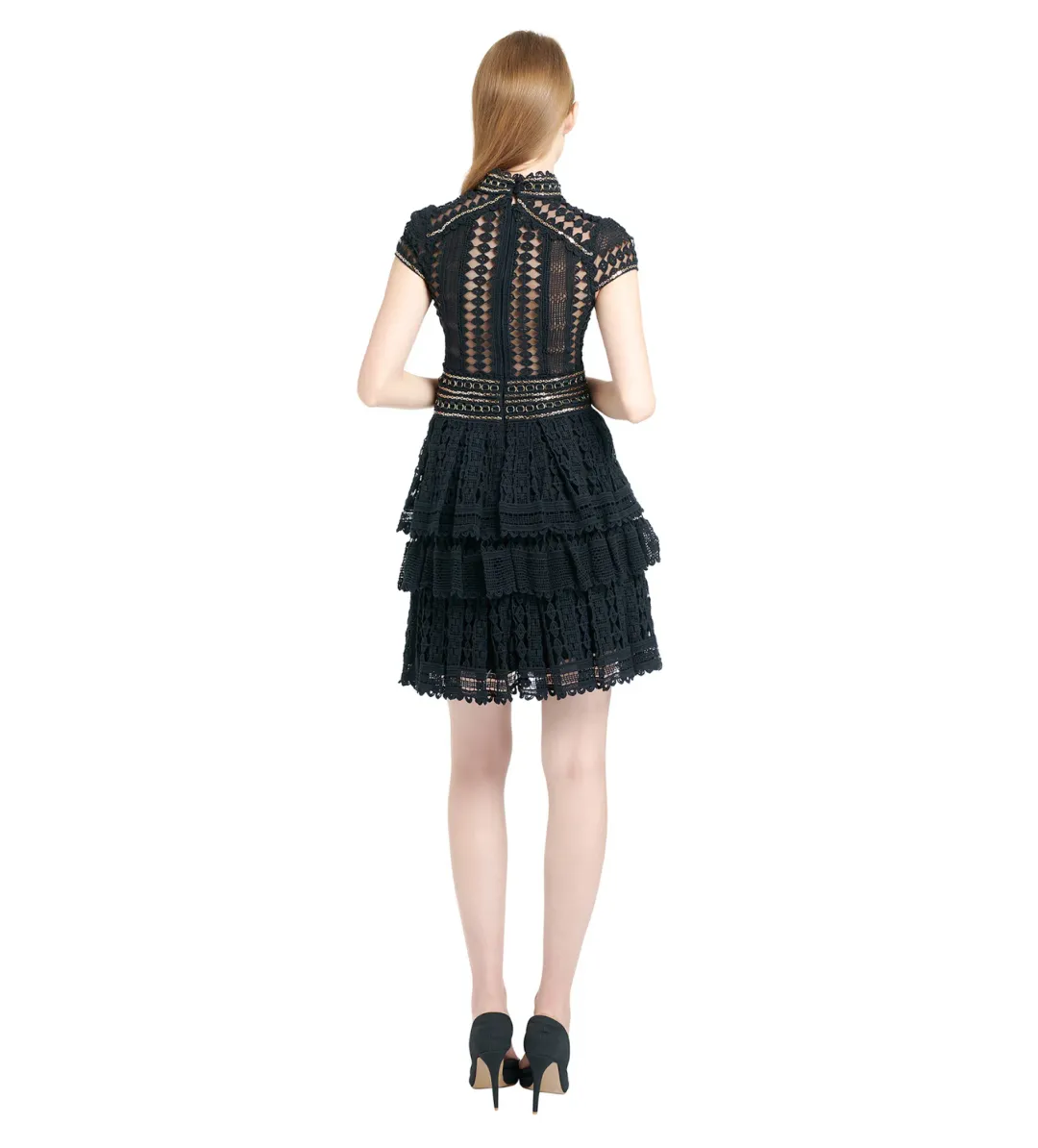 Thurley Tropic Of Capricorn Dress Black in Size 8 for rent on The Volte - main image
