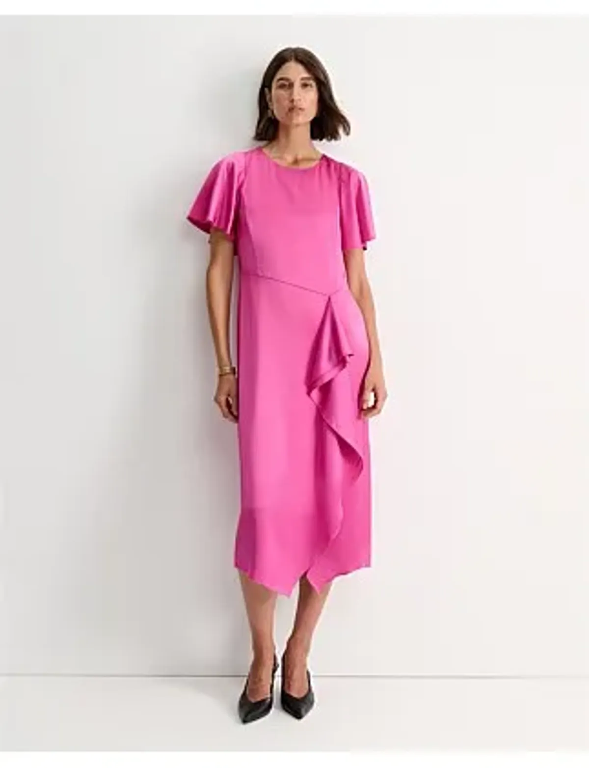 SPORTSCRAFT HARLOW RUFFLE MIDI DRESS SIZE 12/M - Image 6