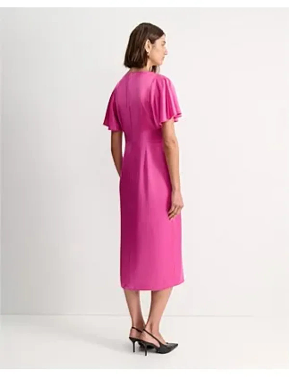 SPORTSCRAFT HARLOW RUFFLE MIDI DRESS SIZE 12/M - Image 4