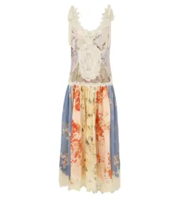 Zimmermann The Cascadian Lace Midi Dress in Spliced Size 3 Au 14 for rent on The Volte - image 1