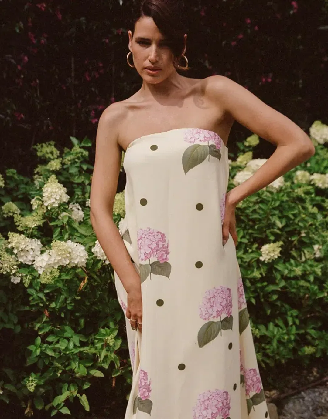 Palm Noosa Alessia Midi Dress Portofino Polka Dot Print Size 10 for rent on The Volte - main image