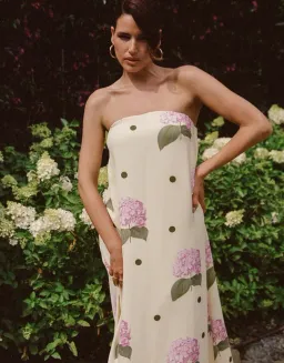 Palm Noosa Alessia Midi Dress Portofino Polka Dot Print Size 10 for rent on The Volte - image 3