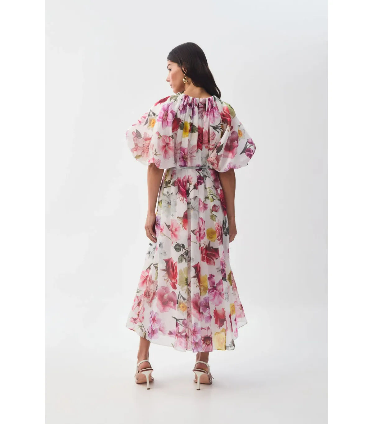 Aje Fleur Midi Dress in Collage Floral Size AU - Image 3