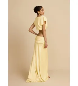 Arcina Ori Andi Top And Andi Maxi Skirt Yellow Size XS / Size Au 6 for rent on The Volte - image 5