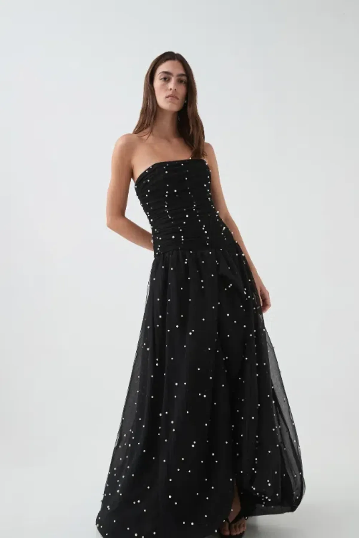 Aje Juniper Gown Black Size 8 - Image 4