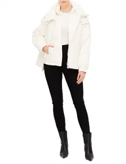 Yves Solomon Technical Fabric Cropped Jacket White for rent on The Volte - image 5