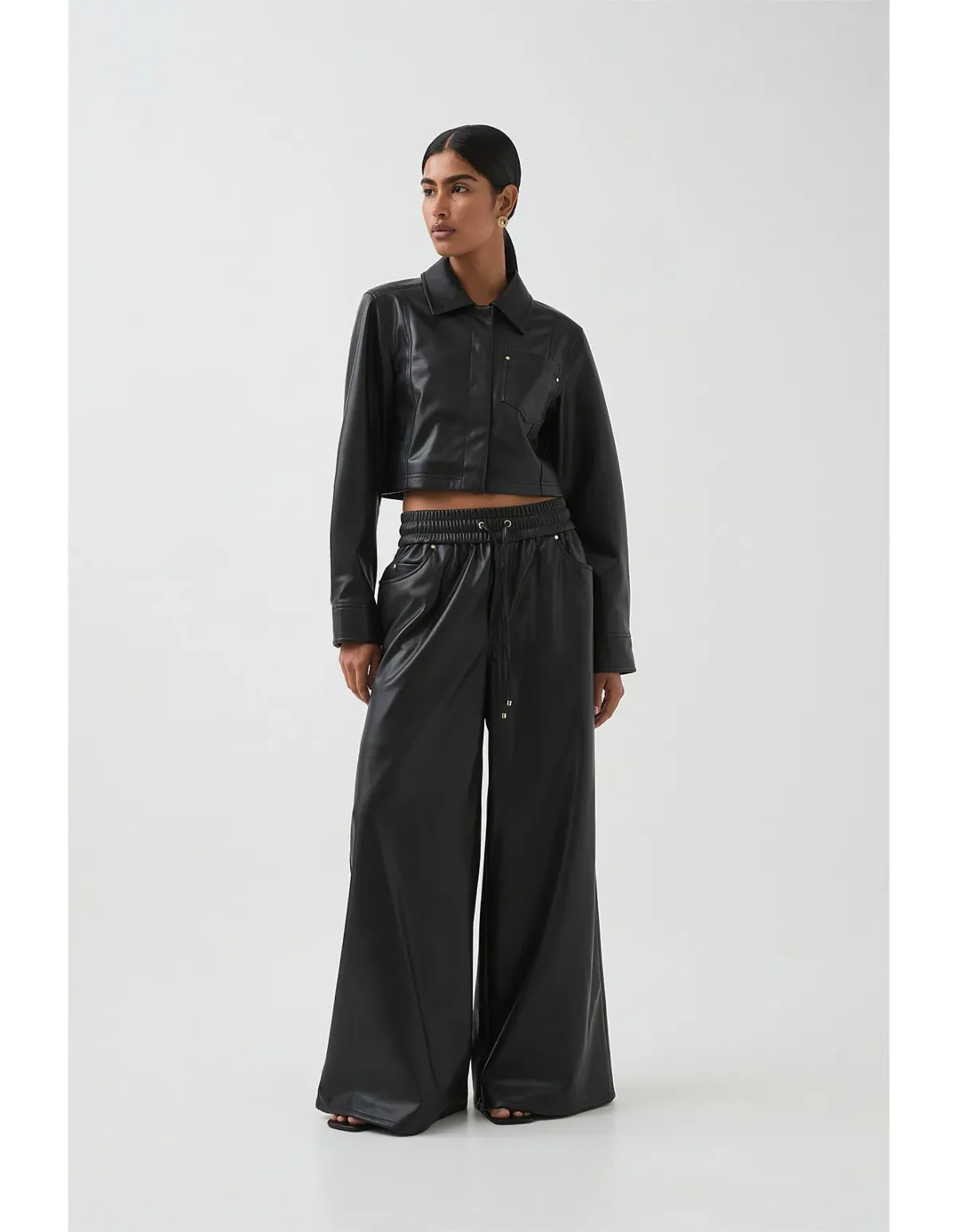 Aje Studio Raven Pant Black Size for rent on The Volte - main image