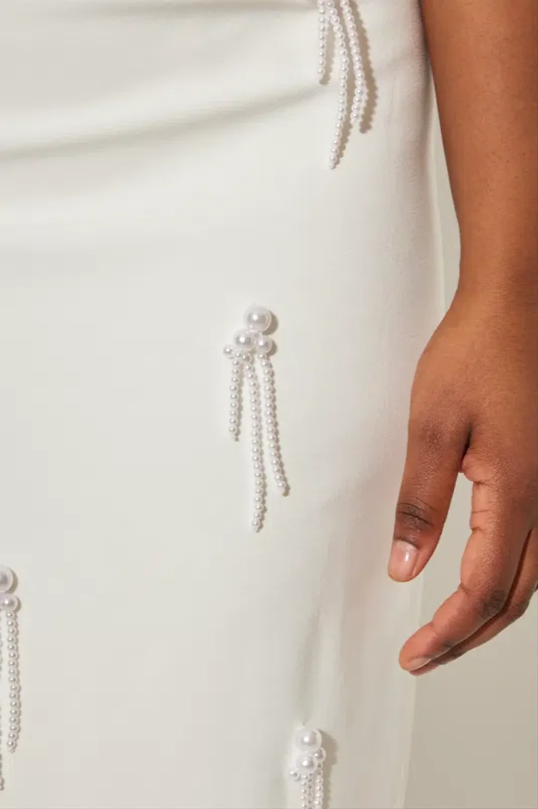 Odd Muse The Ultimate Muse Embellished Midi Dress White Size L / AU 12 for rent on The Volte - main image
