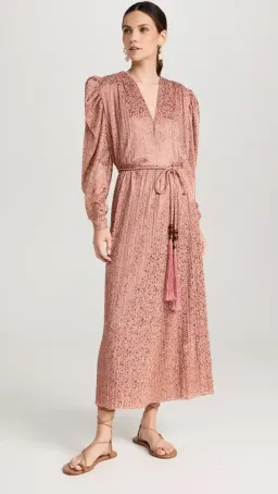 SABINA MUSAYEV Marble Dress in Bronze Size 8/S for rent on The Volte - image 1