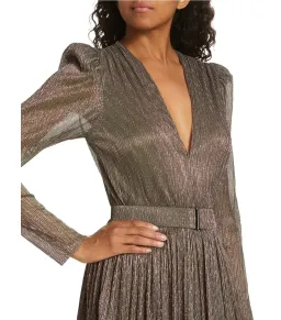 Sabina Musayev Carry Midi Dress in Green Blossom Size 6/XS for rent on The Volte - image 3