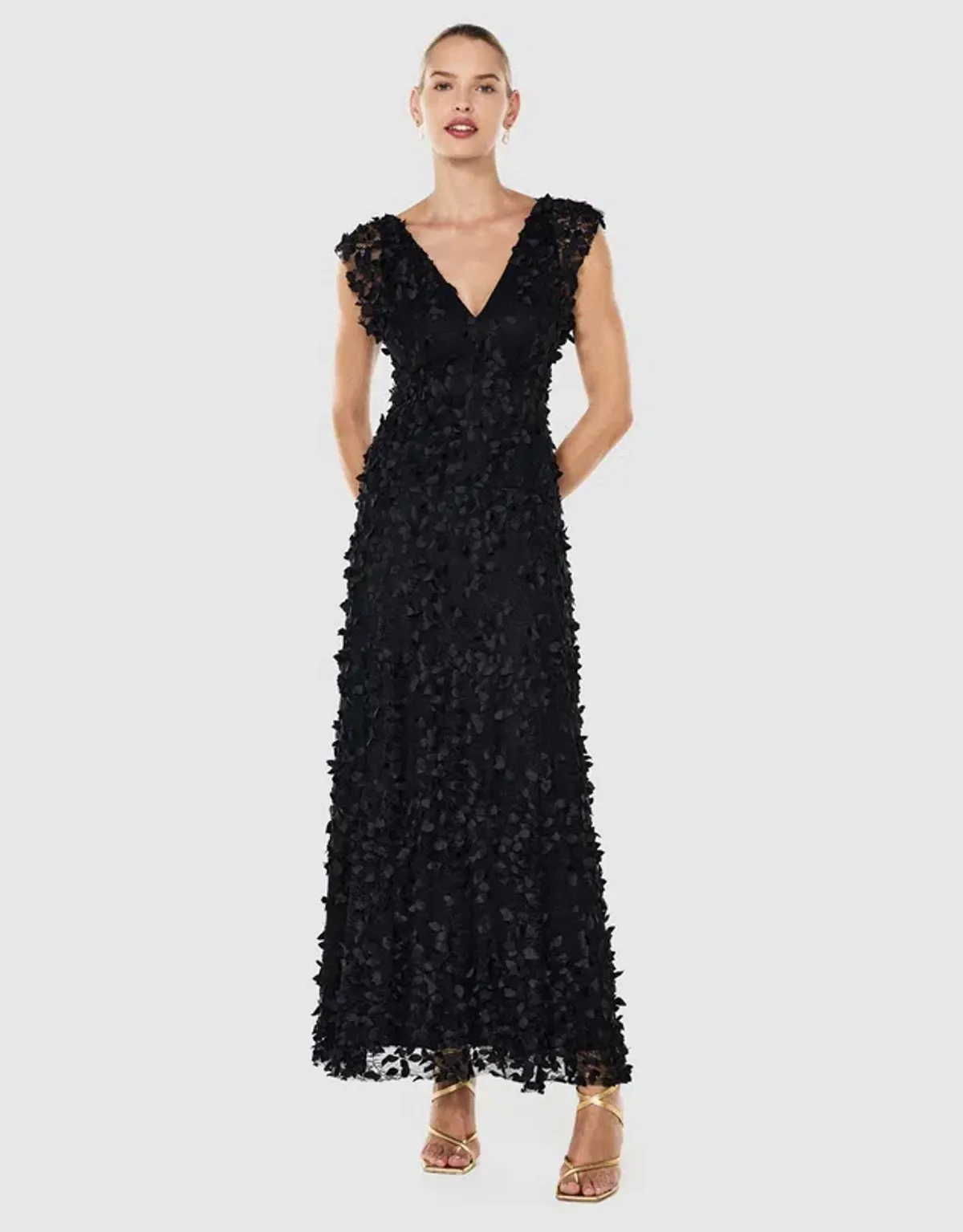 Manning Cartel Enchantment Gown Black Size 8 - Image 4