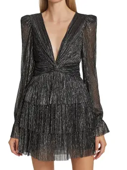 Sabina Musayev Felicie Mini Dress in Black Size 10 for rent on The Volte - image 3