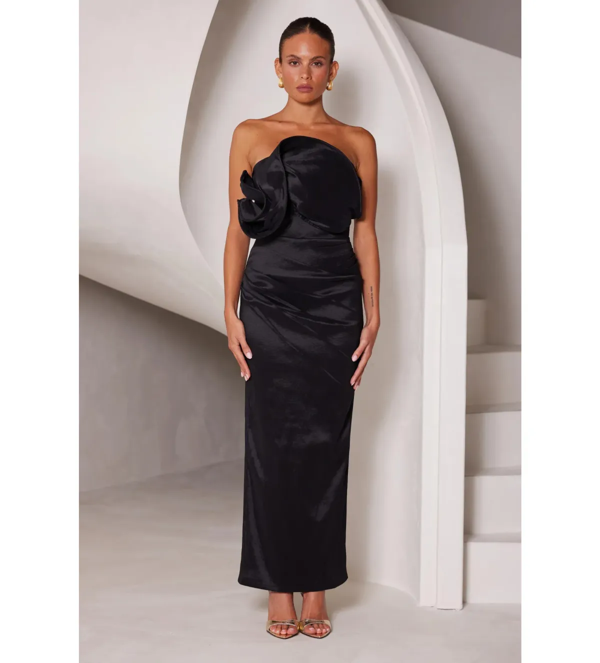 Elle Zeitoune Miles Maxi Dress Black Size 12 - Image 1
