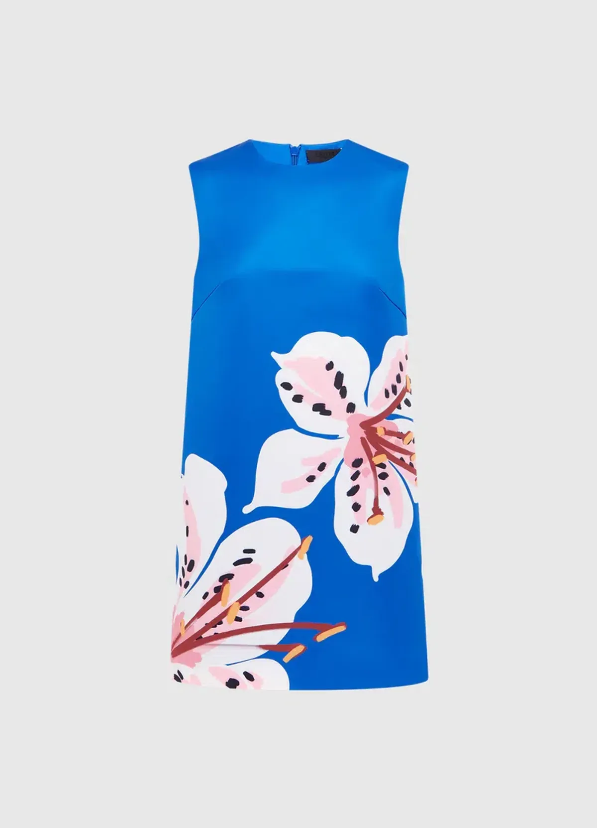 Leo Lin Yvonne Lily in Blue Floral Mini Dress Size 12 - Image 1