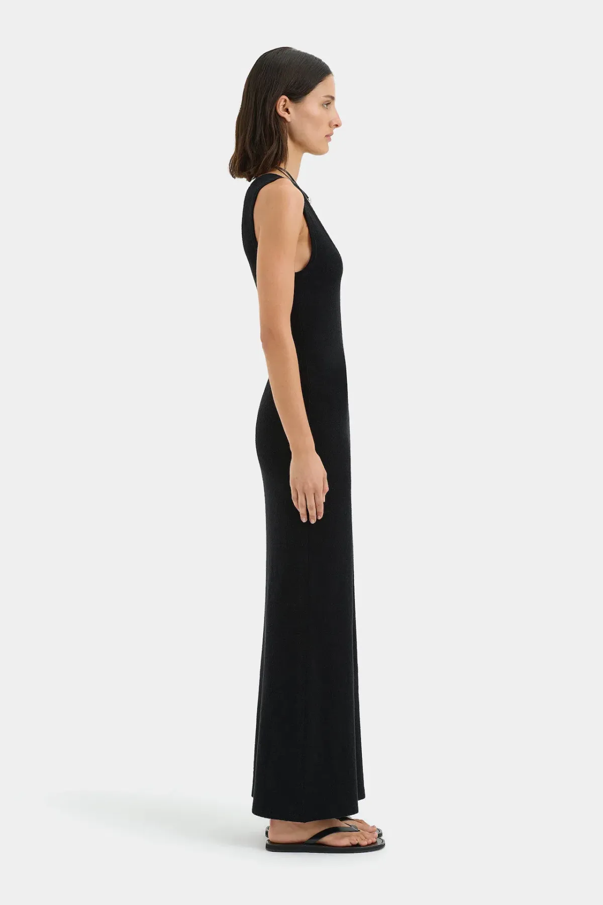 Sir the Label Chiara Scoop Neck Maxi Dress Black Size 2 / AU 10 - Image 4