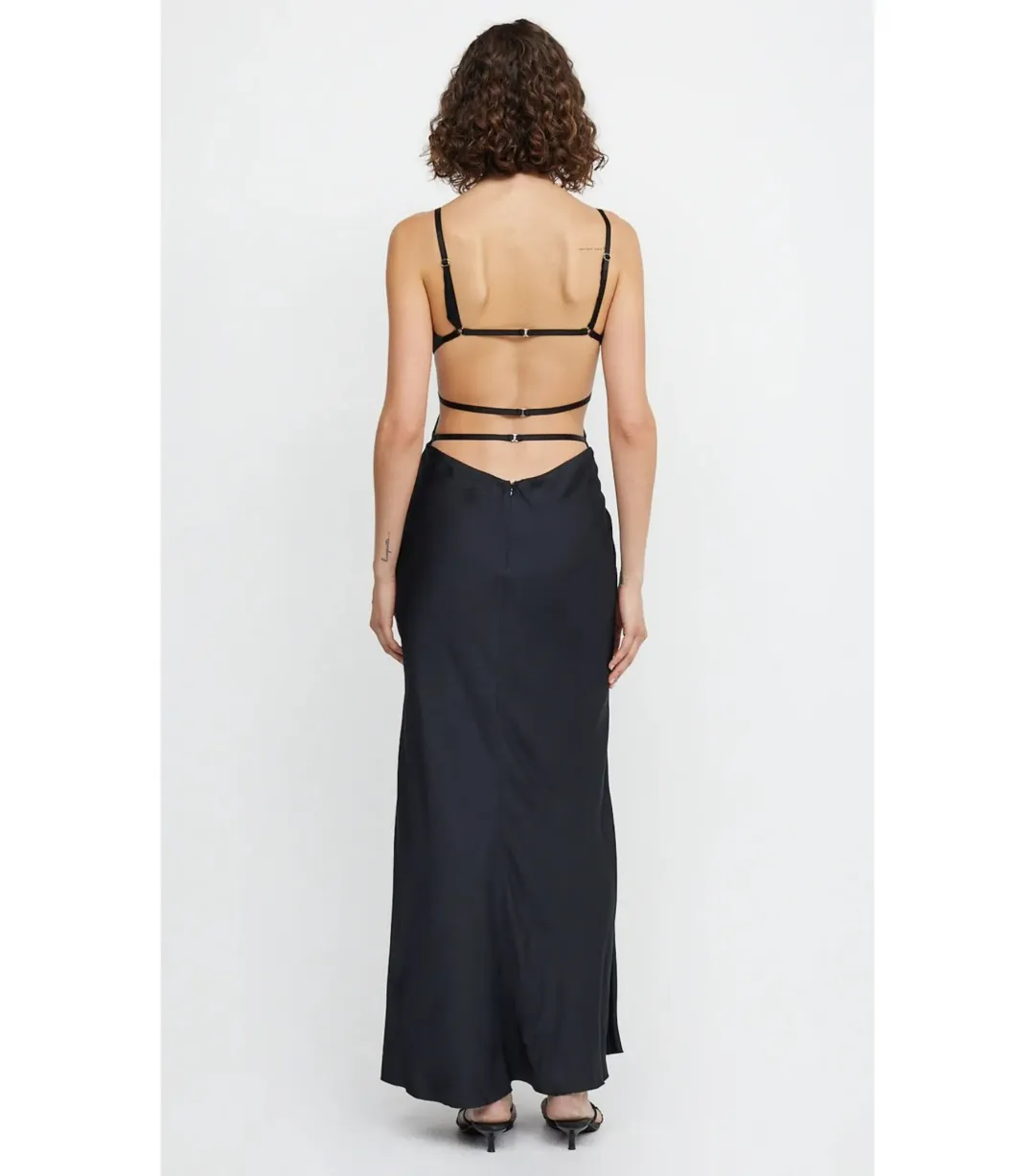 Bec & Bridge Diamond Cut Out Dress Black Size AU 12 for rent on The Volte - main image
