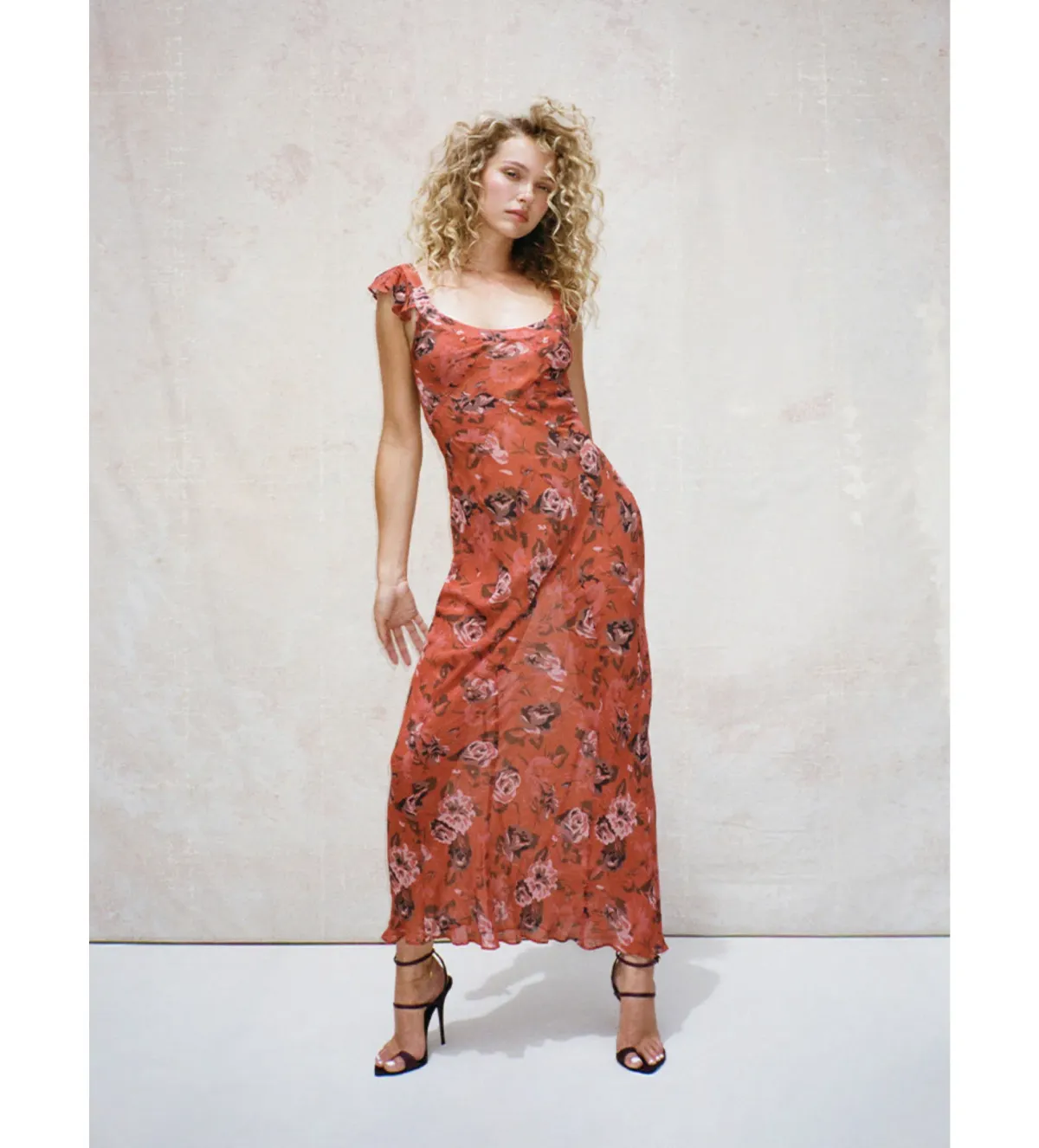Realisation Par Lila Maxi Dress in Rosa Size AU 8 - Image 1