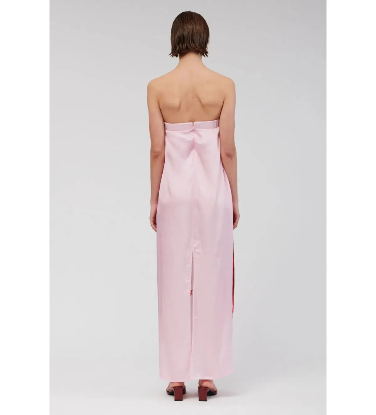 Suboo Emilia Bustier Maxi Dress Pink Floral Size M AU 10 - Image 3