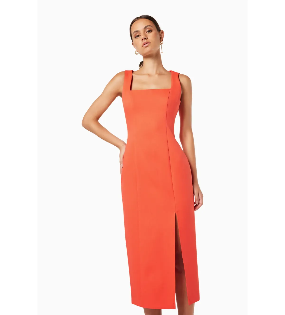 Elliatt Veronica Dress Orange Size S Au 8 - Image 1