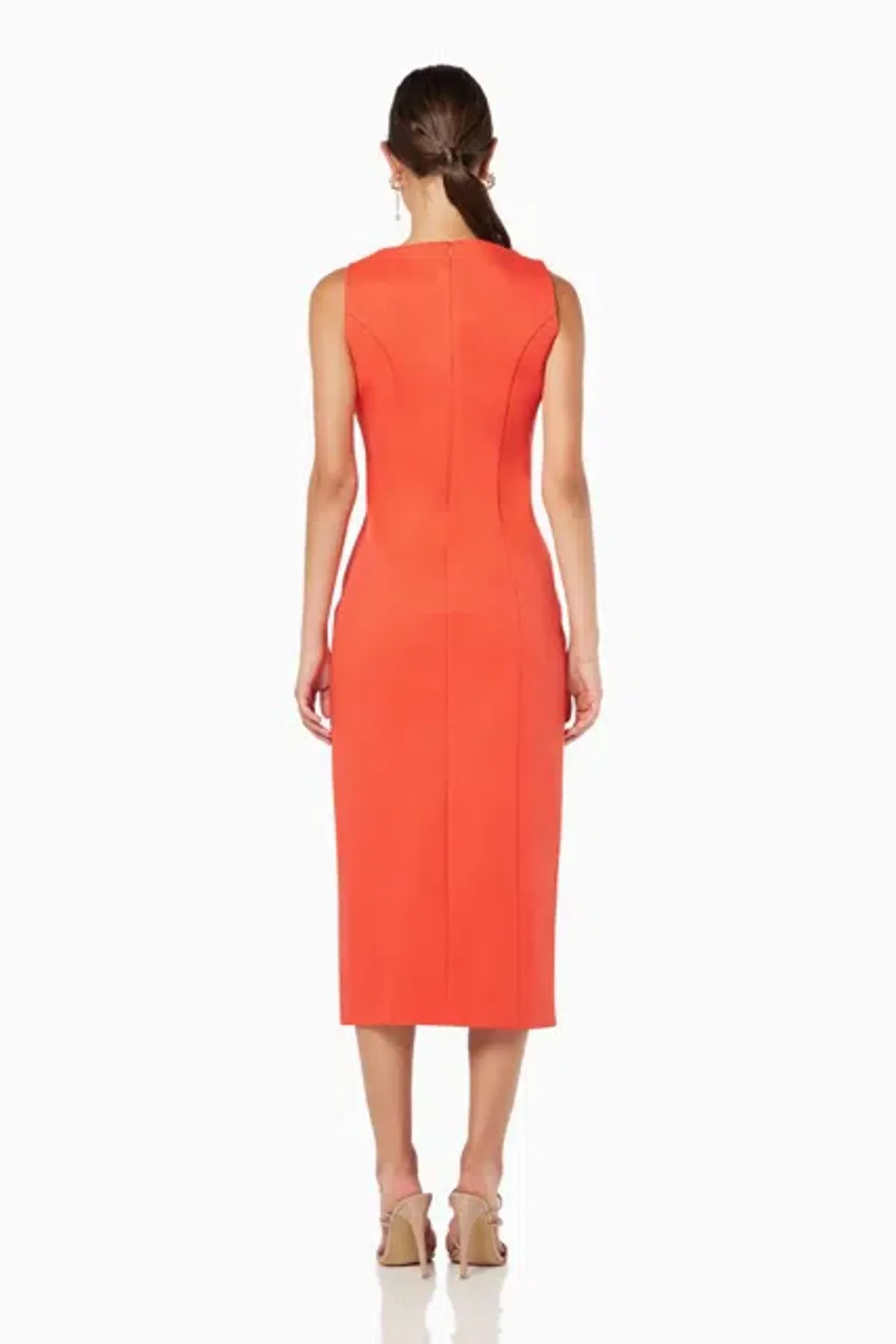Elliatt Veronica Dress Orange Size S Au 8 - Image 2