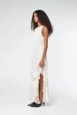 Third Form Visions Lace Frill Dress Cream Polka Dot Size AU 12 for rent on The Volte - image 4