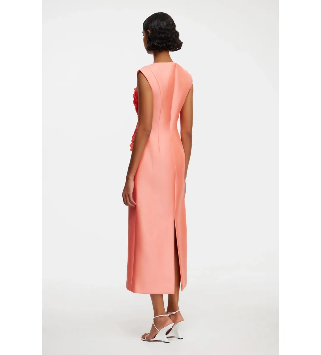 ACLER Glynde Midi Dress Hibiscus Pink Size 12 for rent on The Volte - main image