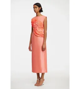 ACLER Glynde Midi Dress Hibiscus Pink Size 12 for rent on The Volte - image 2