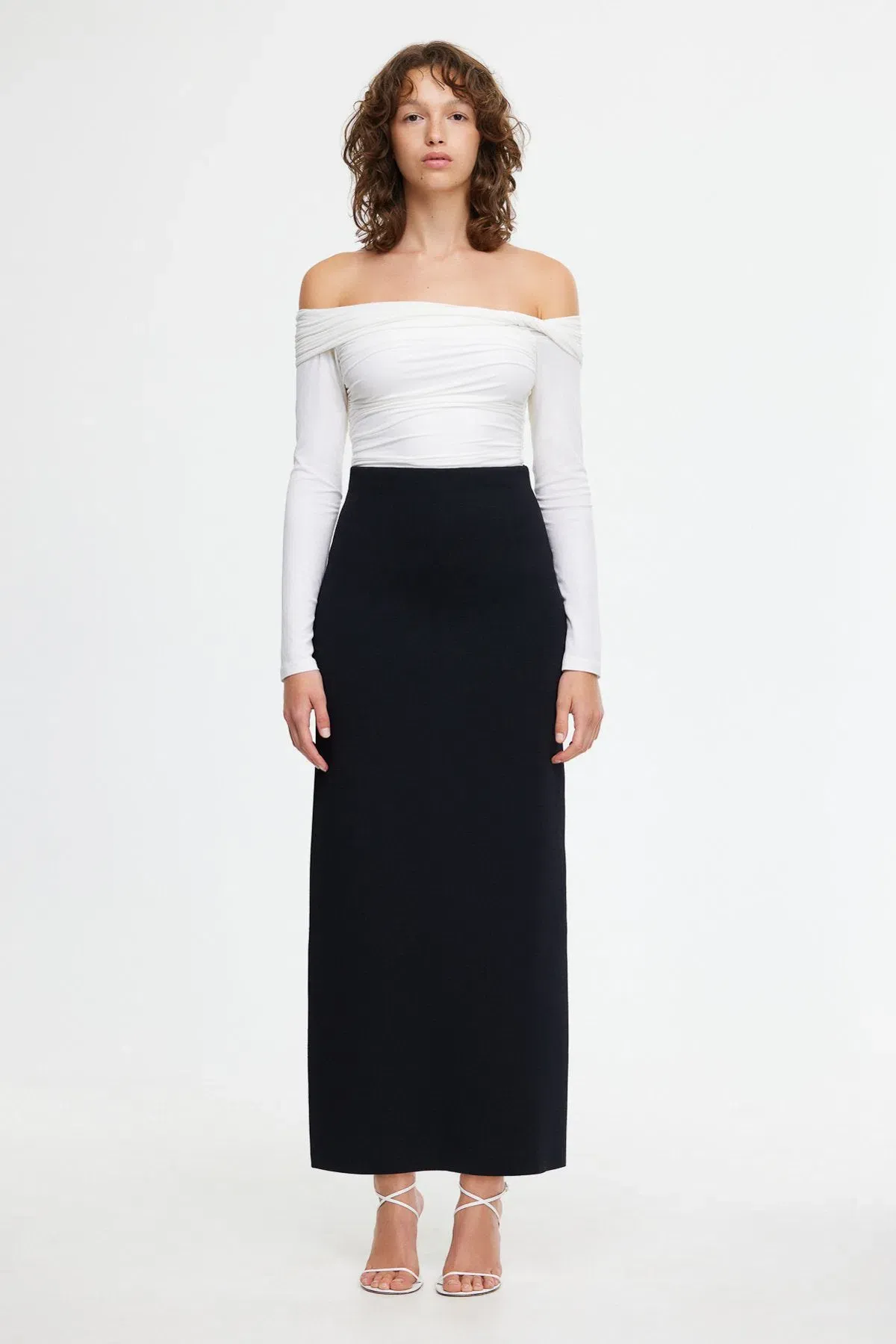ACLER Heydon Midi Skirt Black Size 10 - Image 1