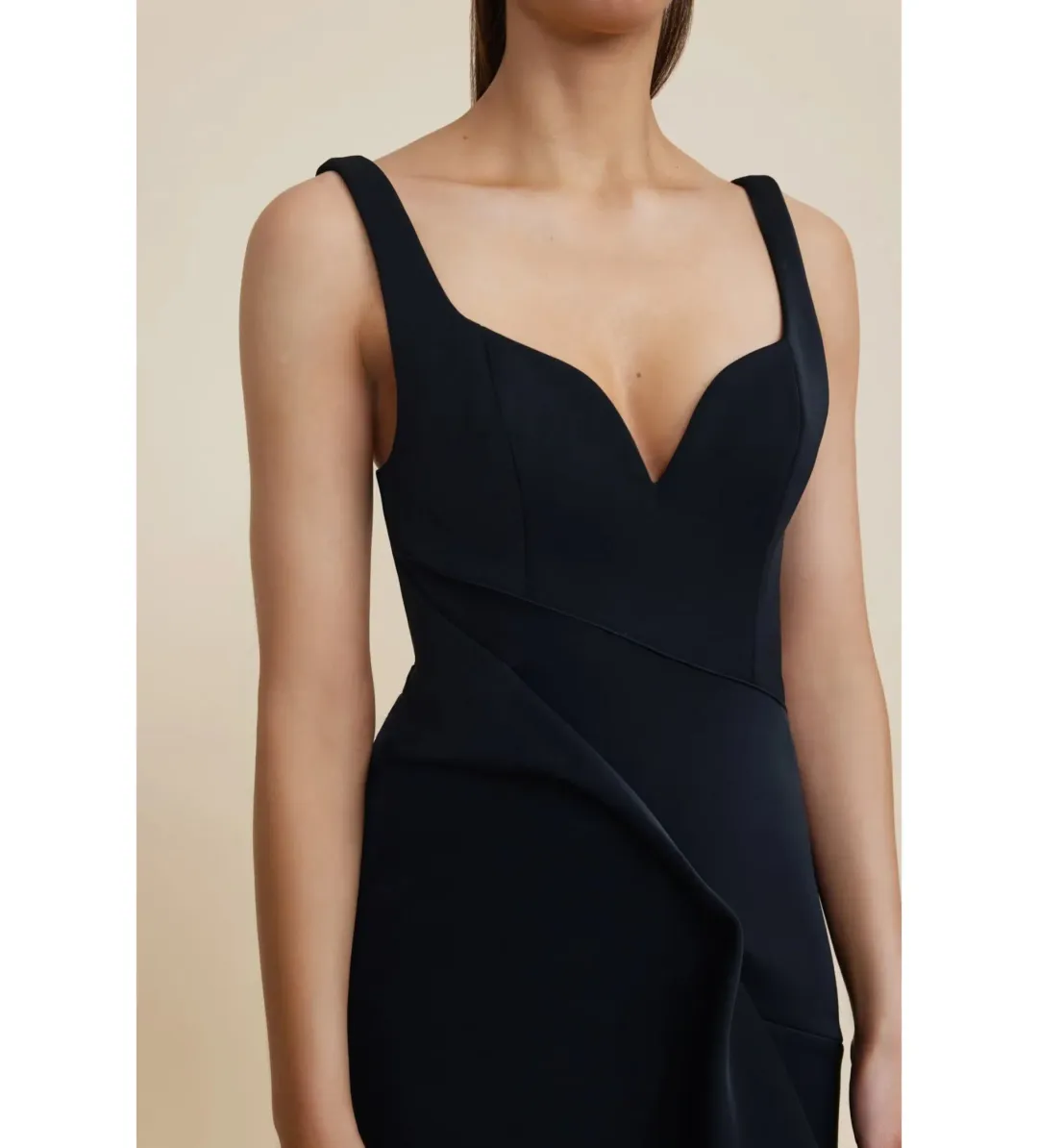 Acler Gowrie Midi Dress in Black Buy Size AU 8 for rent on The Volte - main image