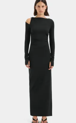 Sir Elm Long Sleeve Midi in Black Size 6 for rent on The Volte - image 1