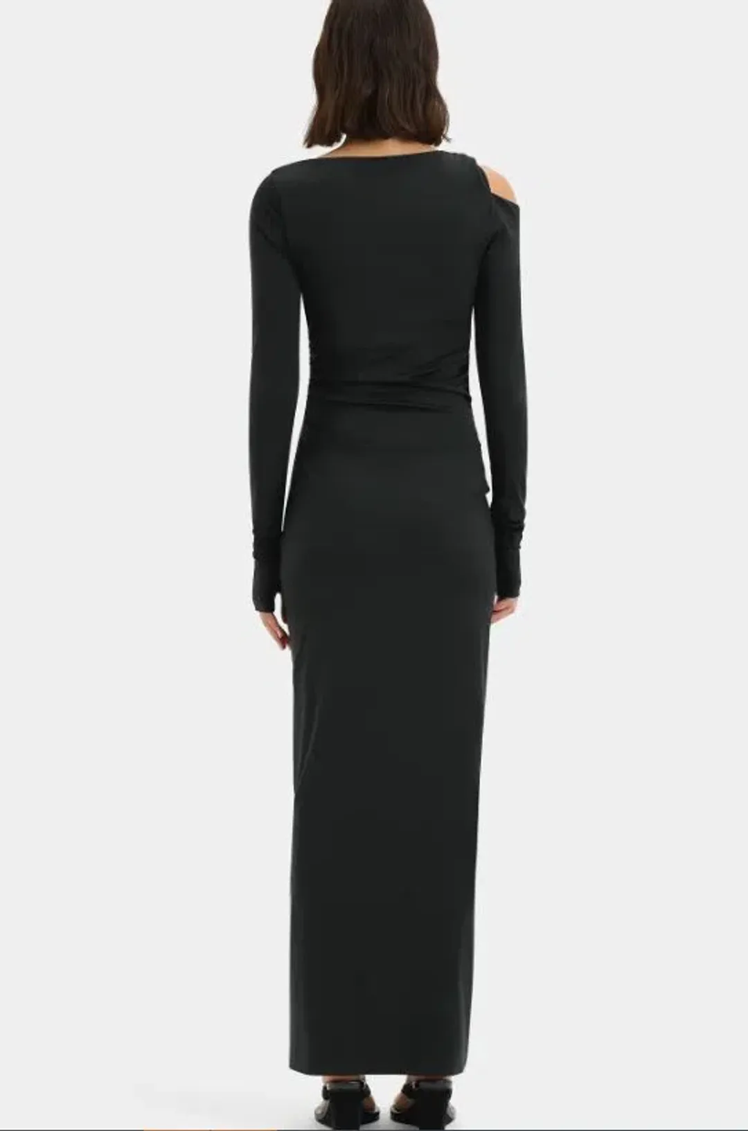 Sir Elm Long Sleeve Midi in Black Size 6 for rent on The Volte - main image