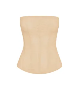 Leau Muse Mesh Corset Top in Tan Size XS/AU6 for rent on The Volte - image 3