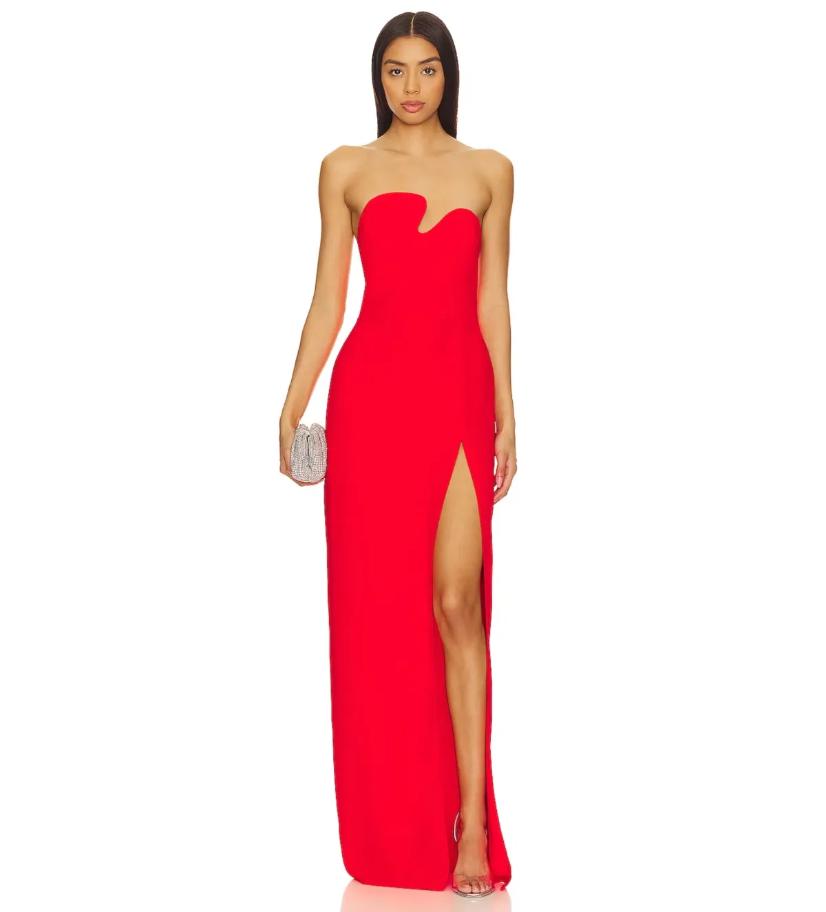 Amanda Uprichard Puzzle Gown Crimson Size L/AU 12 - Image 1
